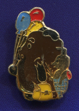 Значок «Винни-Пух» Алюминий Булавка