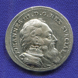 Швеция Юхана III 1568-1592 Медаль в память короля Швеции 1602 #854