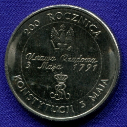 Польша 10000 злотых 1991 UNC
