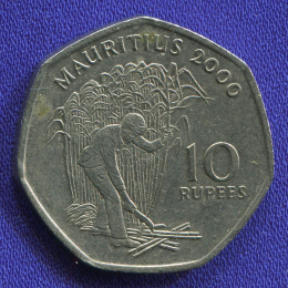 Маврикий 10 рупий 2000 XF 