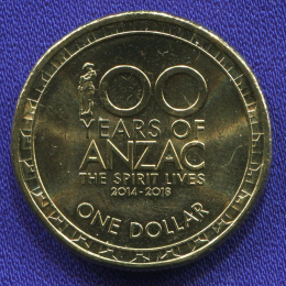 Австралия 1 доллар 2017 XF 