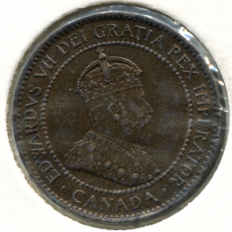 Канада 1 цент 1902 #8 UNC