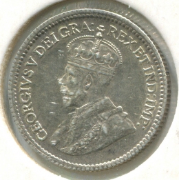 Канада 5 центов 1914 #22 AUNC