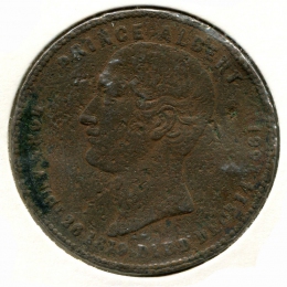 Новая Зеландия 1 пенни ND 1863 #63 VG