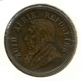 Южная Африка 1 пенни 1898 #2 XF