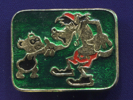 Значок «Ну, погоди» Алюминий Булавка