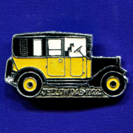 Значок «Jellow Cab 1922» Алюминий Булавка