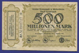 Германия 500000000 марок 1923 XF-AU Кройцнах.Рейлянд-Пфальц.
