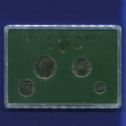 Норвегия набор - 4 монеты 1983 UNC
