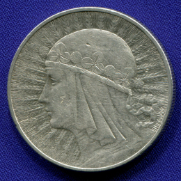 Польша 10 злотых 1933 VF