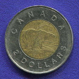 Канада 2 доллара 1996 VF-XF 