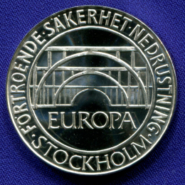 Швеция 100 крон 1984 UNC Стокгольмская конференция 