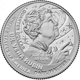 США 25 центов 2025 UNC Американские женщины, Доктор Вера Рубин, двор P