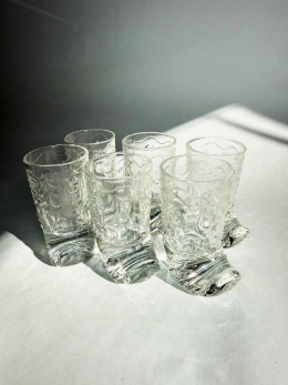 Комплект стопок "Сапожок". Стекло. 50 мл.