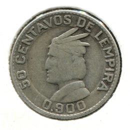 Гондурас 50 сентаво 1932 VF #74