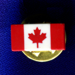 Значок «Флаг Канады» Алюминий Цанга-бабочка