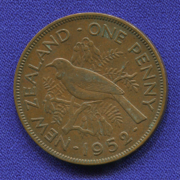Новая Зеландия 1 пенни 1952 XF 