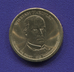 США 1 доллар 2013 года президент №25 Уильям Мак-Кинли