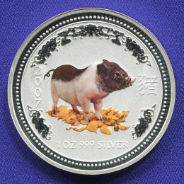Австралия 1 доллар 2007 Proof Год свиньи 