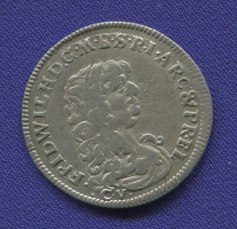 Германия/Бранденбург-Ансбах 6 грошей 1674 XF-AU CF 