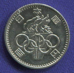 Япония 100 иен 1964 UNC 