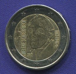 Финляндия 2 евро 2012 UNC 150 лет со дня рождения Хелены Шерфбек 