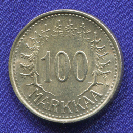 Финляндия 100 марок 1956 UNC 