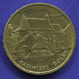 Польша 2 злотых 2008 UNC Казимеж Дольны 