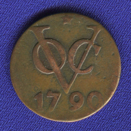 Нидерландская Индия 1 дойт 1790 VF Чекан Утрехт 