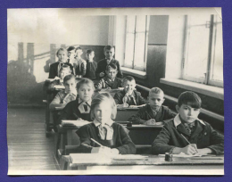 Открытка: Фотография школа класс СССР 16,7*13 см / 1964 года выпуска