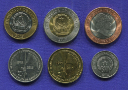 Ангола Набор монет 2011-2015 UNC
